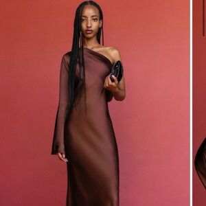 Reformation Omari silk dress